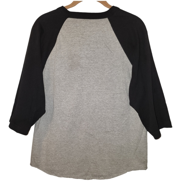 Ripple Junction Jimi Hendricks Baseball Tee Style Shirt - 3/4 Sleeves - Picture 2 of 5